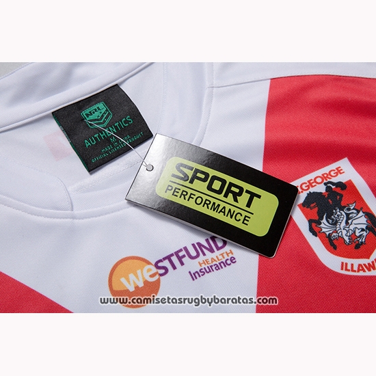 Camiseta St George Illawarra Dragons Rugby 2018-2019 Local